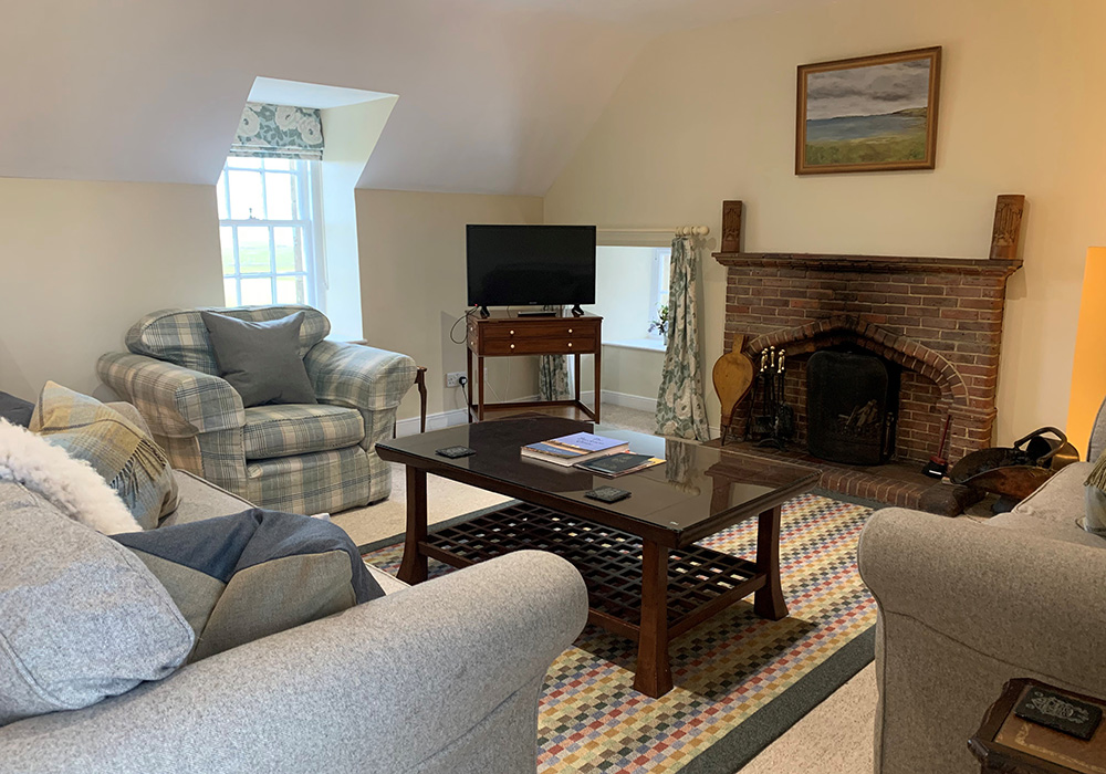 Langskaill - Living Room fireplace